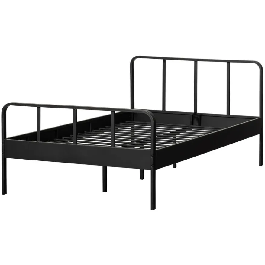 WOOOD Bed Mees Zwart - 120x200 cm