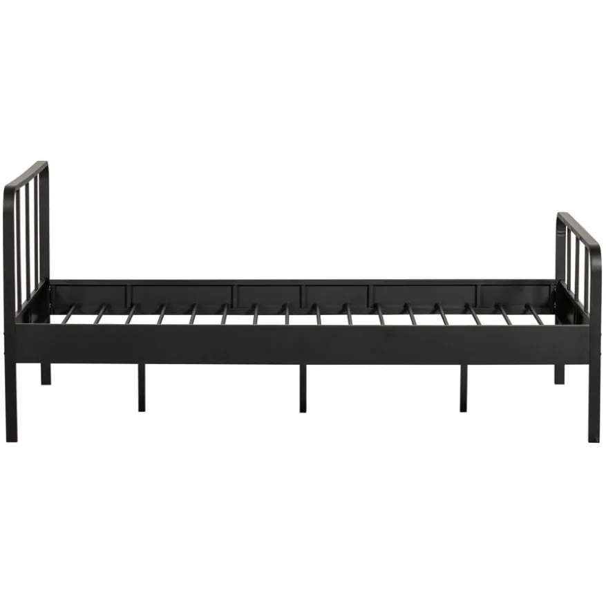 WOOOD Bed Mees Zwart - 120x200 cm