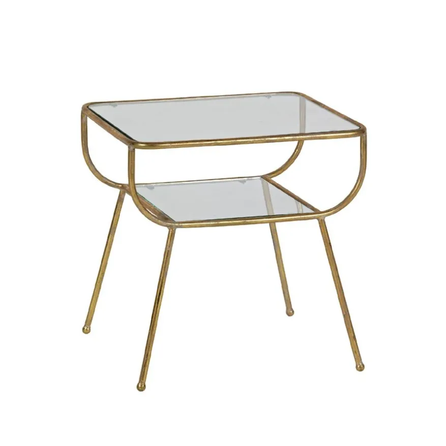 WOOOD Bijzettafel Amazing Goud - 47x40 cm