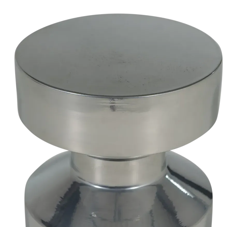 WOOOD Bijzettafel Ferry Chroom - Ø 30 cm
