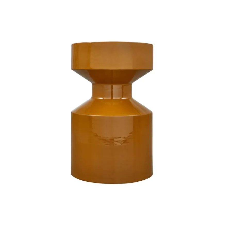 WOOOD Bijzettafel Ferry Honinggeel - Ø 30 cm