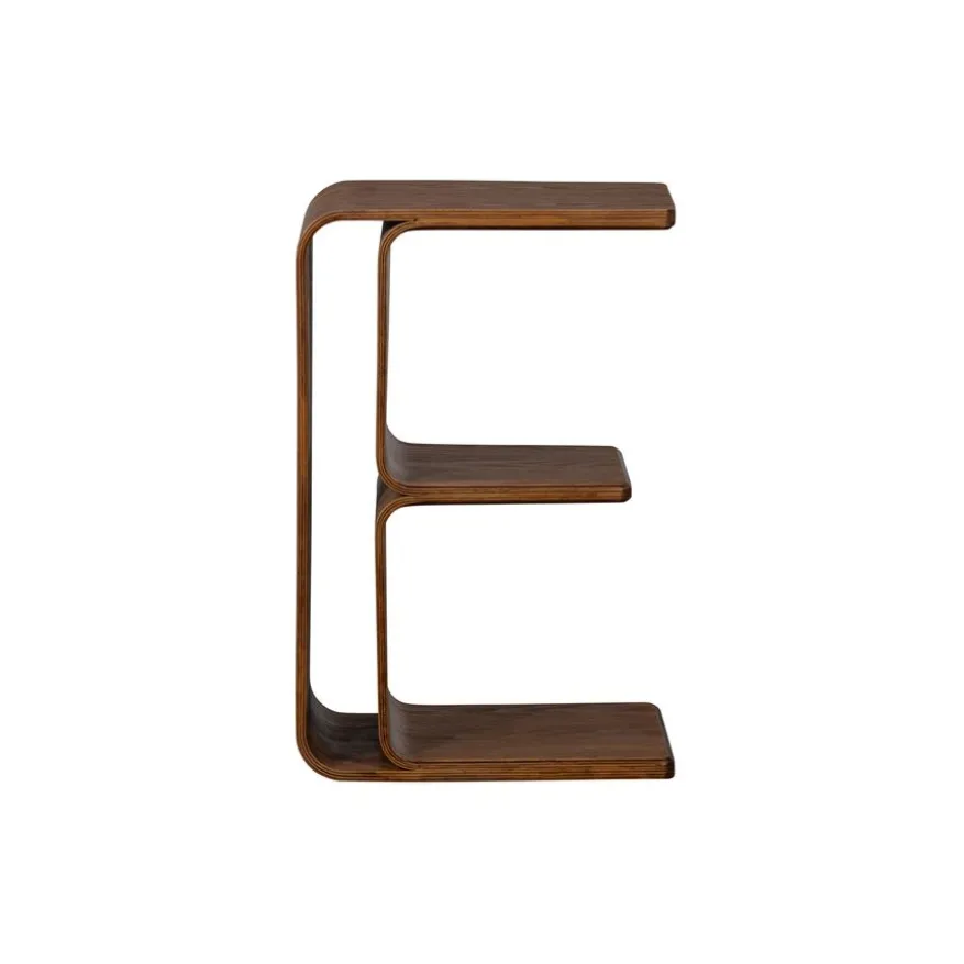 WOOOD Bijzettafel Frey Bruin - 60x32 cm