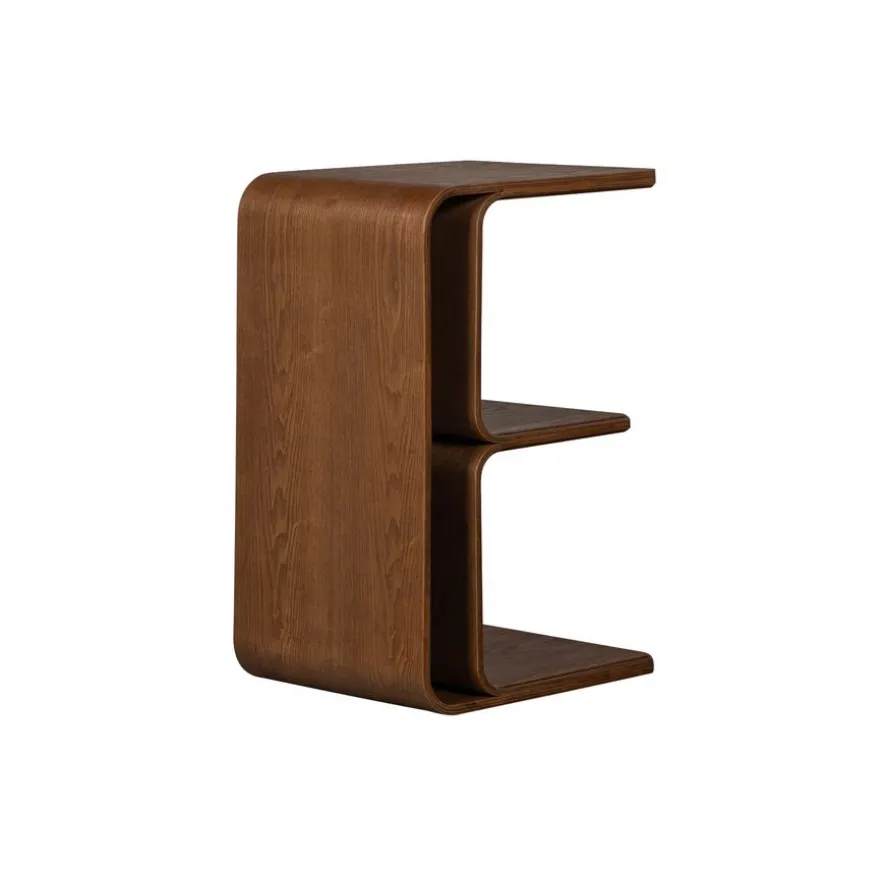 WOOOD Bijzettafel Frey Bruin - 60x32 cm