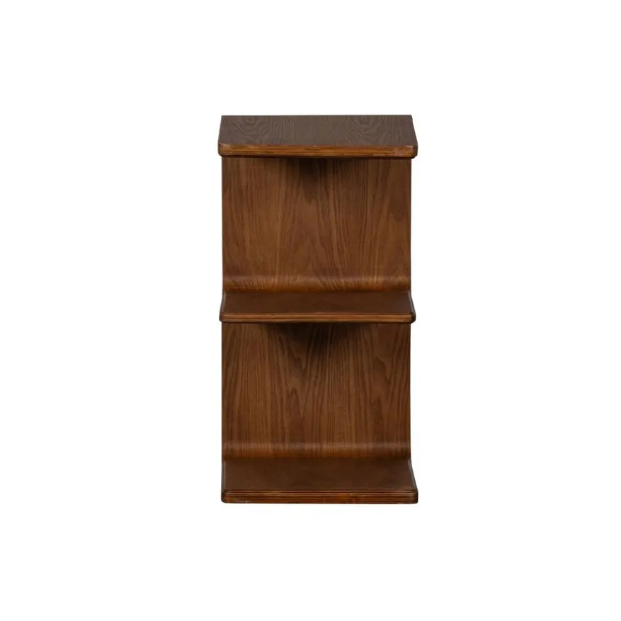 WOOOD Bijzettafel Frey Bruin - 60x32 cm