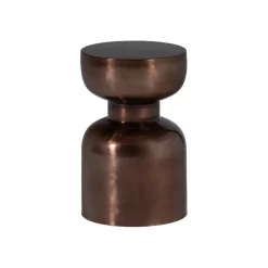 WOOOD Bijzettafel Frits Brons - Ø 30 cm
