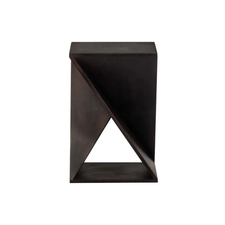 WOOOD Bijzettafel Ikem Donkerbruin - 41x41 cm