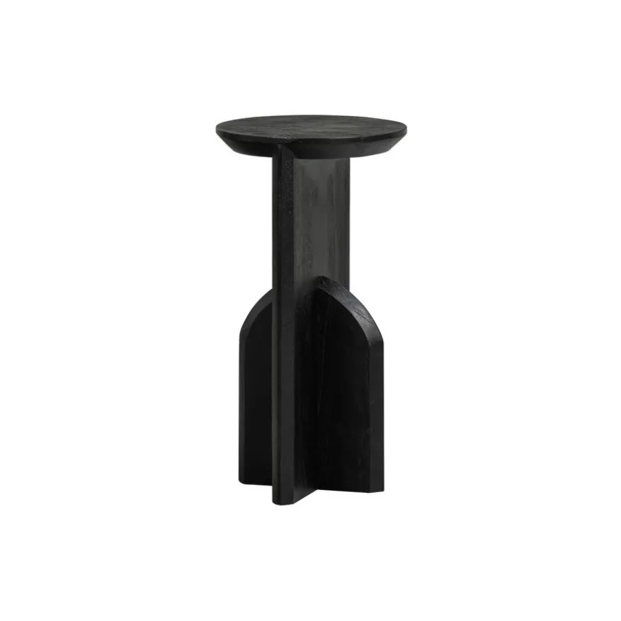 WOOOD Bijzettafel Kioni Zwart - Ø 30 cm