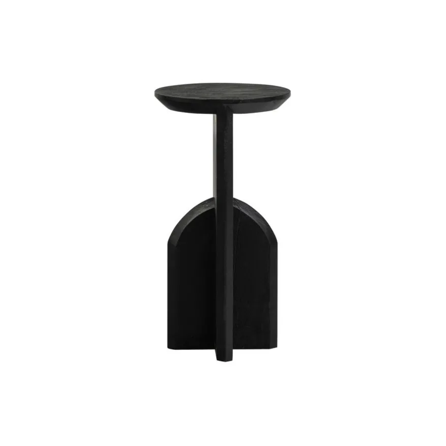 WOOOD Bijzettafel Kioni Zwart - Ø 30 cm