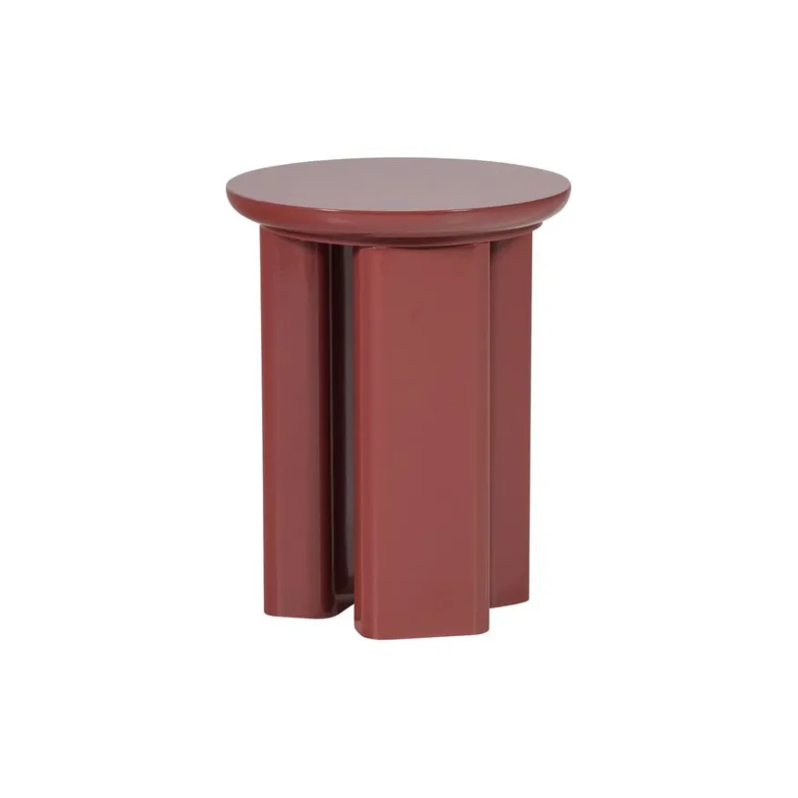 WOOOD Bijzettafel Orivo Rood / Roze - Ø 40 cm