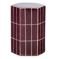 WOOOD Bijzettafel Plu Paars - 30x26 cm