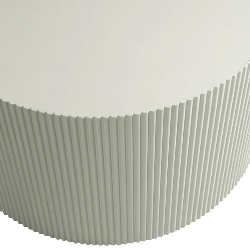 WOOOD Bijzettafel Sanne Beige - Ø 60 cm