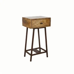 WOOOD Bijzettafel Skybox Bruin - 40x30 cm