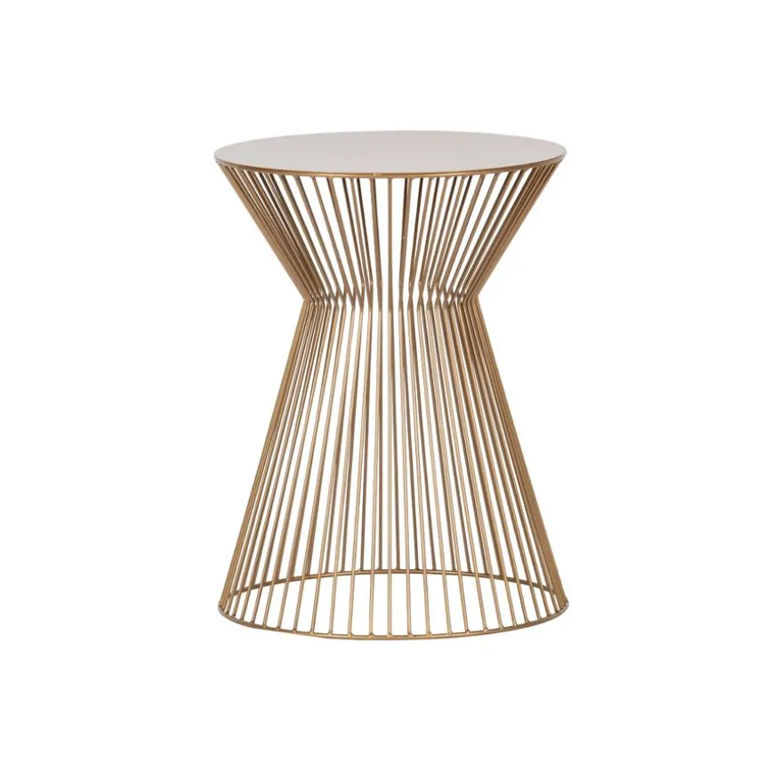 WOOOD Bijzettafel Suus Goud - Ø 35 cm