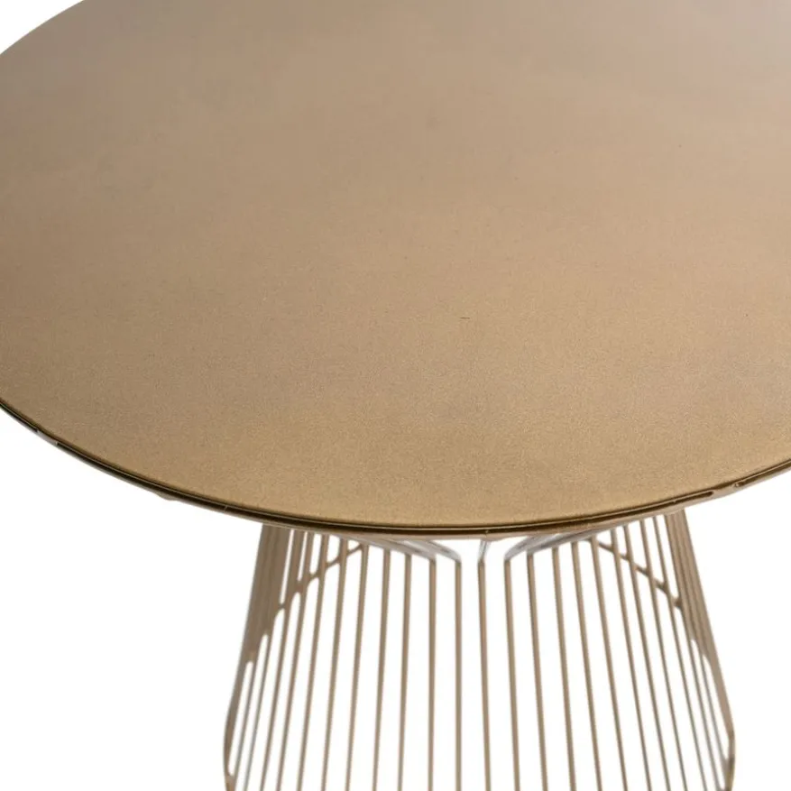 WOOOD Bijzettafel Suus Goud - Ø 35 cm