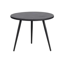 WOOOD Bijzettafel Suze Zwart - set 2 stuks