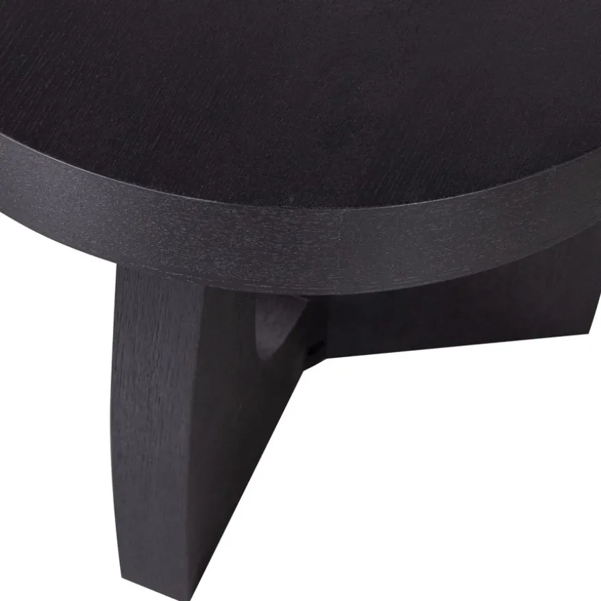 WOOOD Bijzettafel Tala Zwart - Ø 45 cm