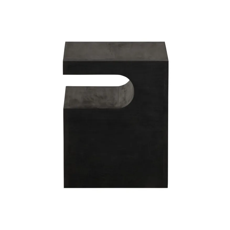 WOOOD Bijzettafel Toma Zwart - 40x40 cm