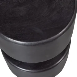 WOOOD Bijzettafel Tuve Zwart - Ø 30 cm