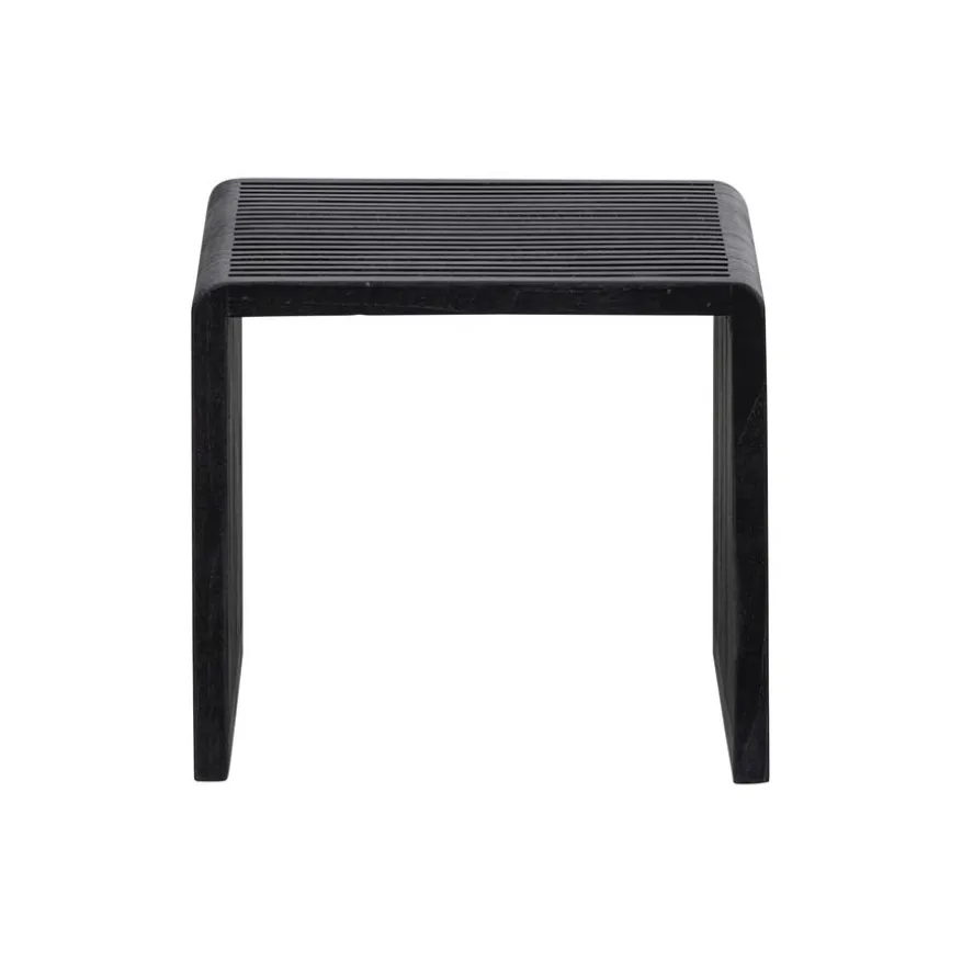 WOOOD Bijzettafel Willa Zwart - set 2 stuks