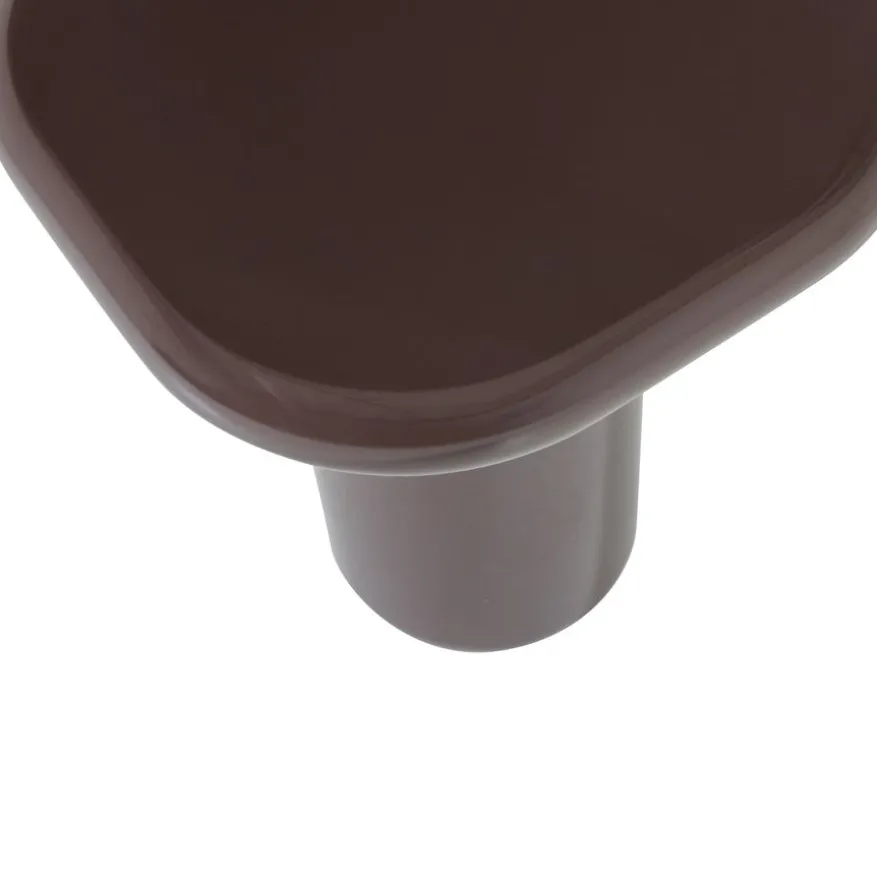 WOOOD Bijzettafel Zava Donkerbruin - Ø 50 cm