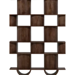 WOOOD Boekenkast Sinne Bruin - 130x180x35 cm