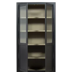 WOOOD Buffetkast Gunnar Zwart - 120x217x48 cm