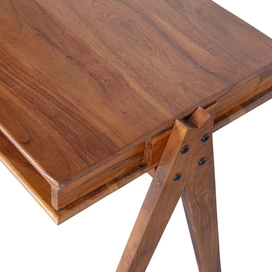 WOOOD Bureau Compartment Bruin - 120x78x50 cm