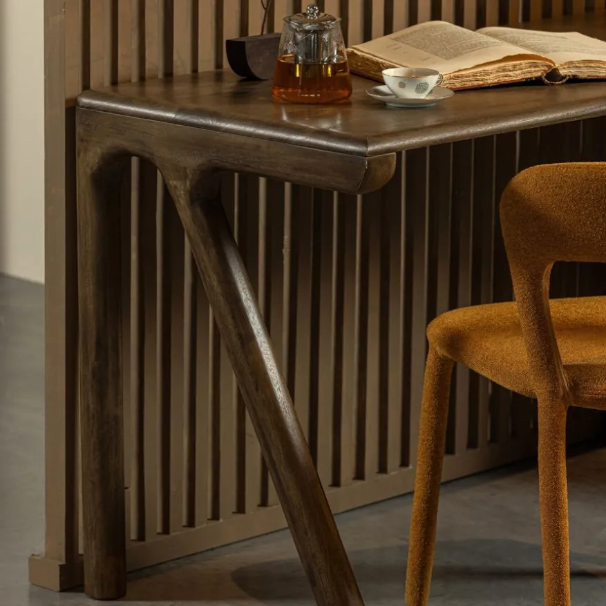 WOOOD Bureau Tug Bruin - 130x78x60 cm