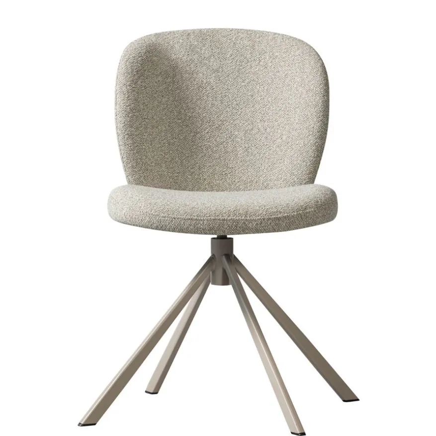 WOOOD Draaibare Eetkamerstoel Femke Beige
