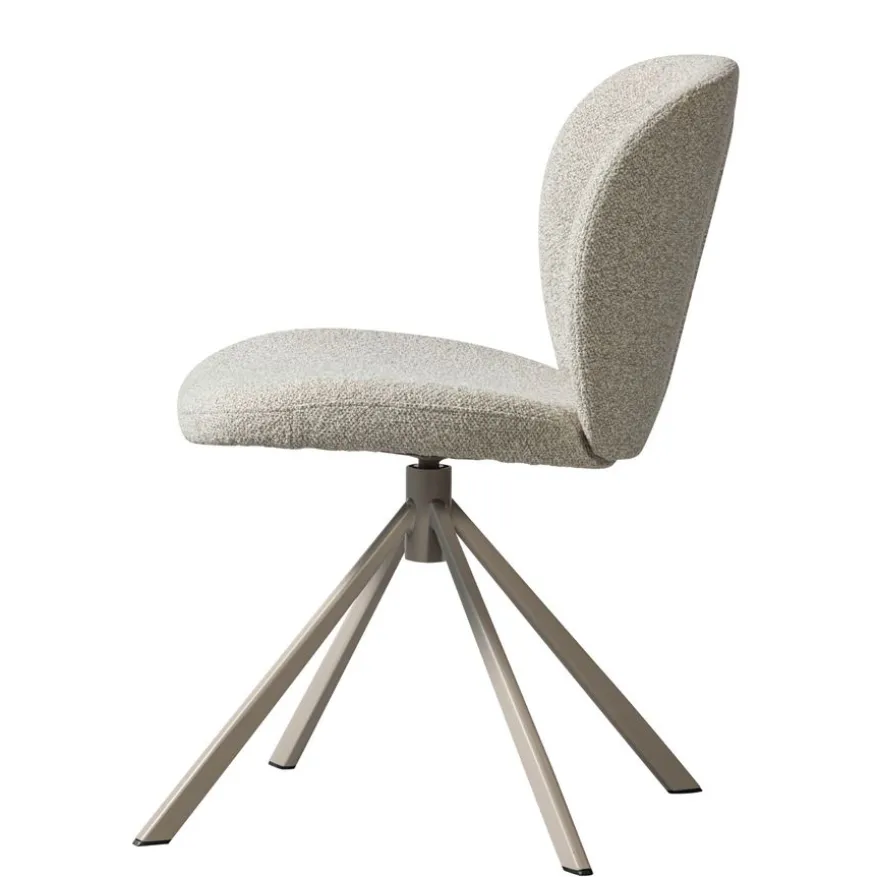 WOOOD Draaibare Eetkamerstoel Femke Beige