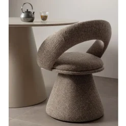 WOOOD Draaibare Eetkamerstoel Winter Beige