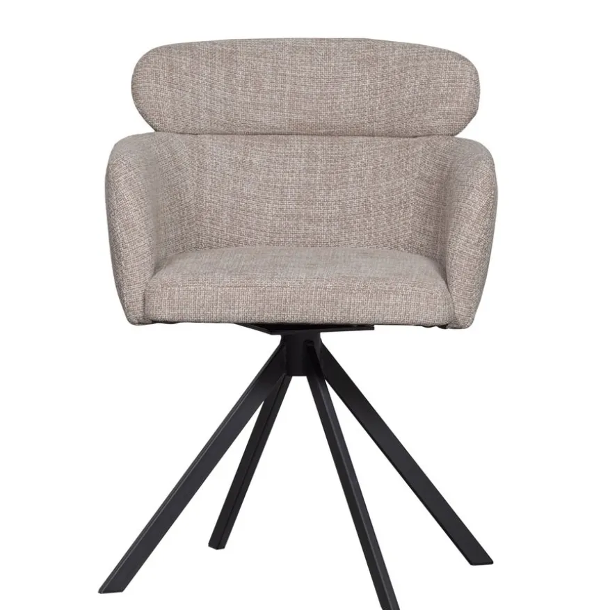 WOOOD Draaibare Eetkamerstoel Fenne Beige