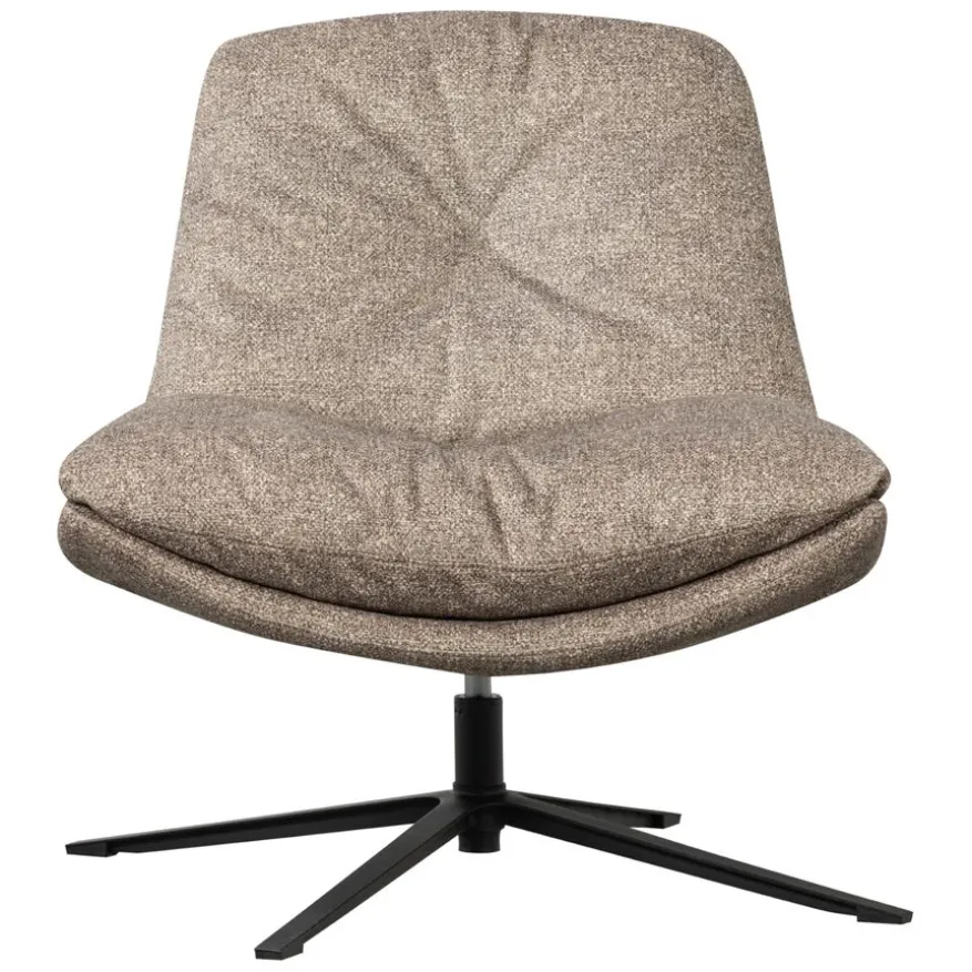 WOOOD Draaifauteuil Arve Beige