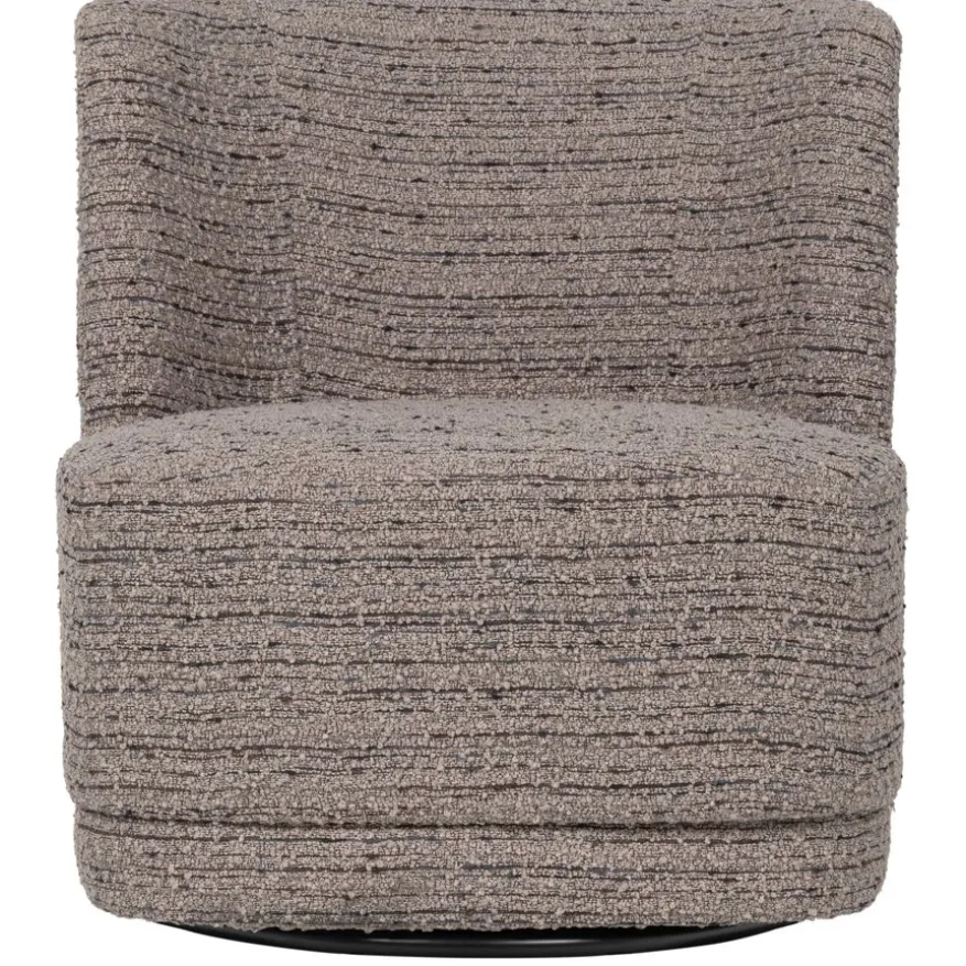 WOOOD Draaifauteuil Atty Beige Melange