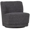 WOOOD Draaifauteuil Atty Grijs