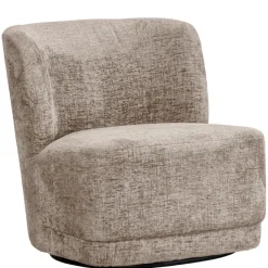 WOOOD Draaifauteuil Atty Zand