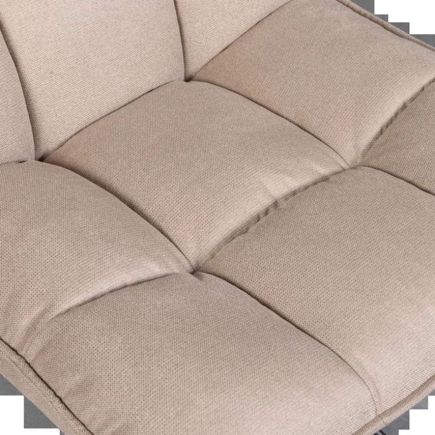 WOOOD Draaifauteuil Jouke Beige