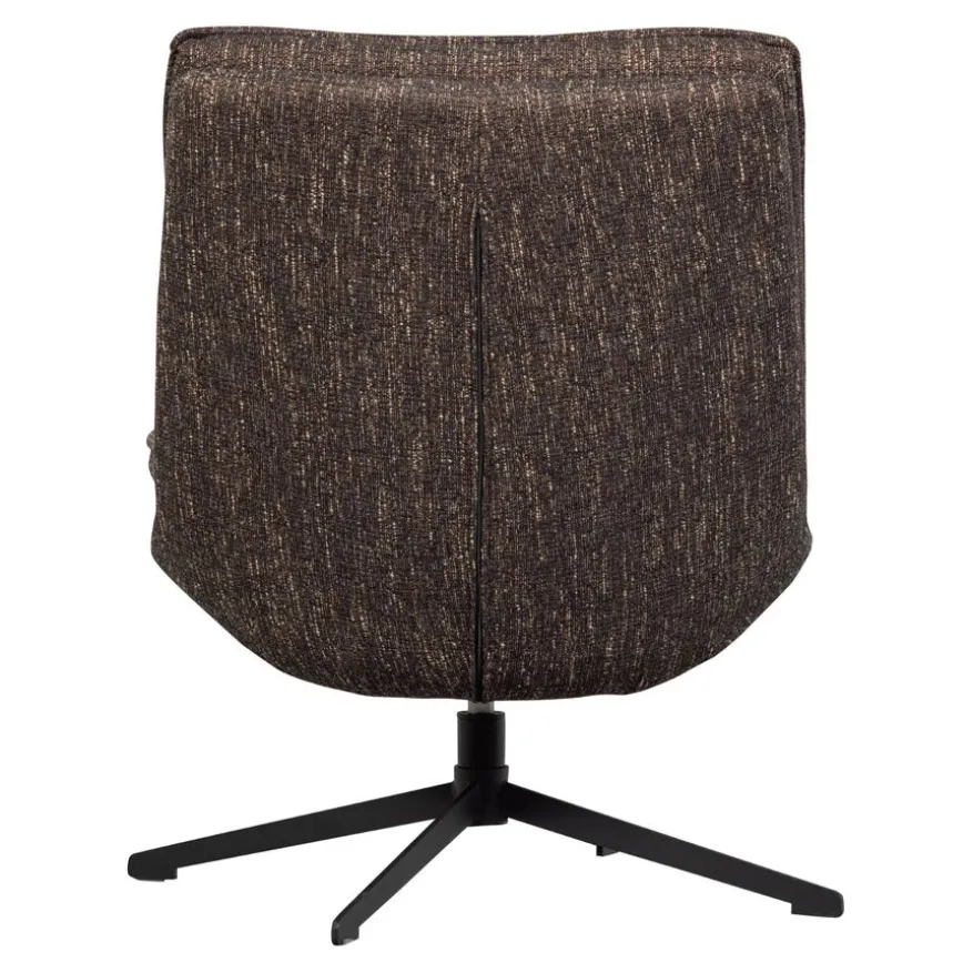 WOOOD Draaifauteuil Milaro Bruin