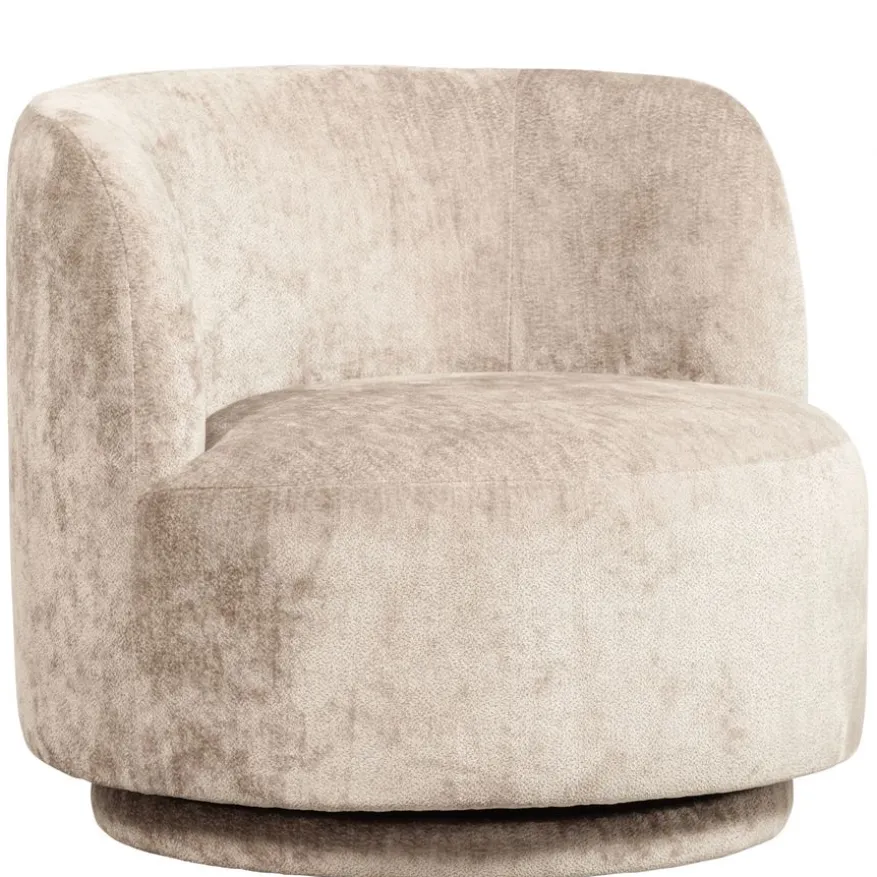 WOOOD Draaifauteuil Popular Beige
