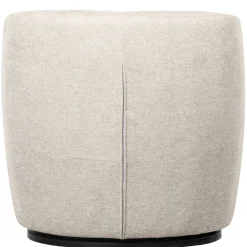WOOOD Draaifauteuil Serra Crème