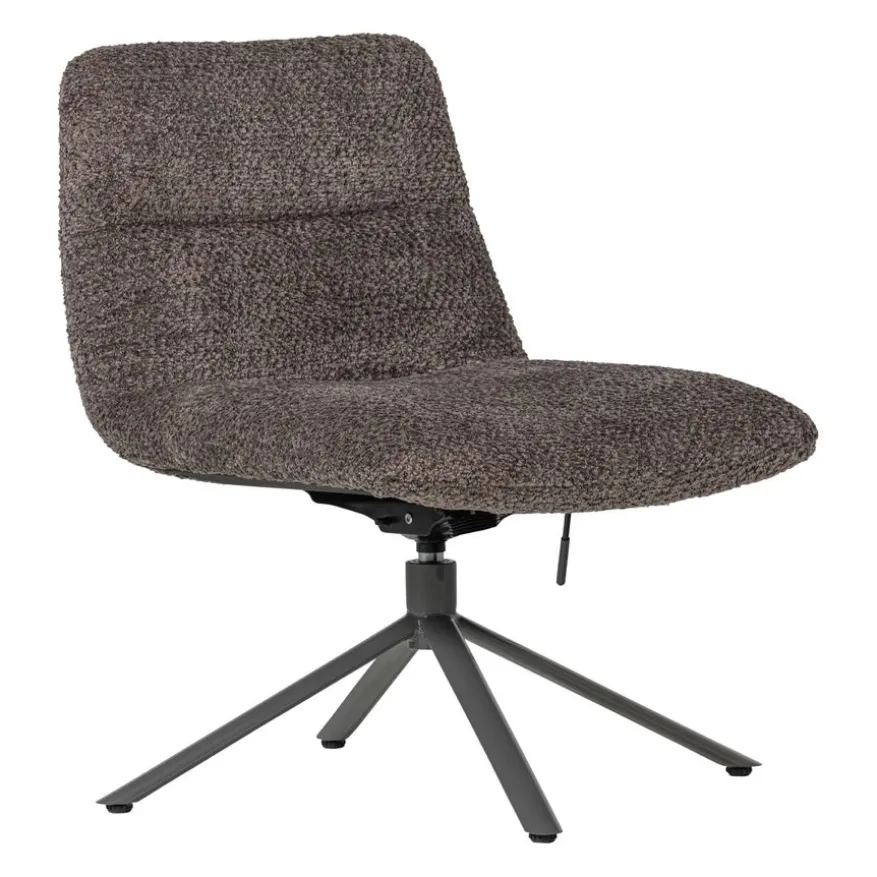 WOOOD Draaifauteuil Soren Bruin