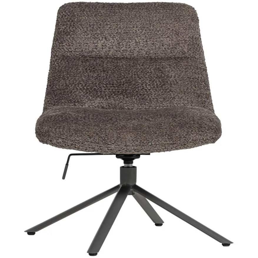 WOOOD Draaifauteuil Soren Bruin