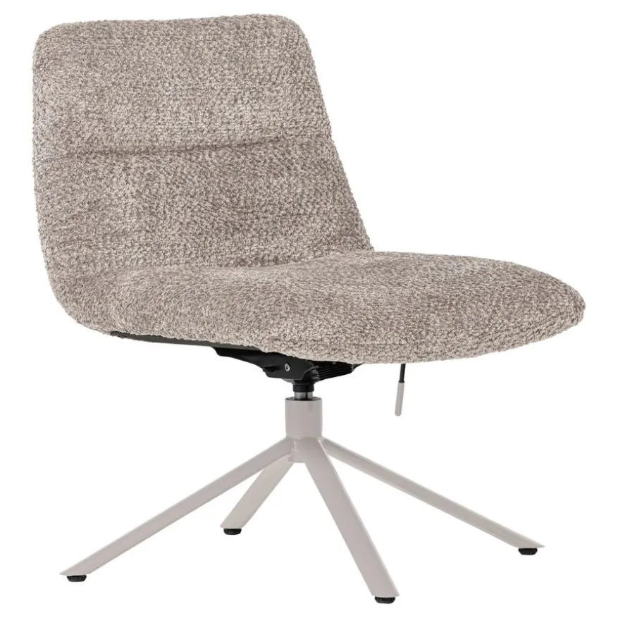 WOOOD Draaifauteuil Soren Grijs