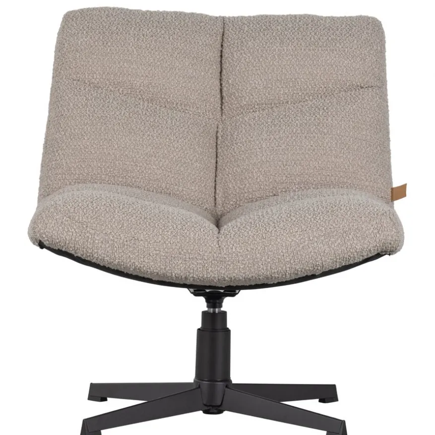 WOOOD Draaifauteuil Vinny Beige