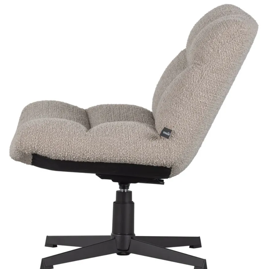 WOOOD Draaifauteuil Vinny Beige
