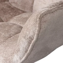 WOOOD Draaifauteuil Wibo Taupe