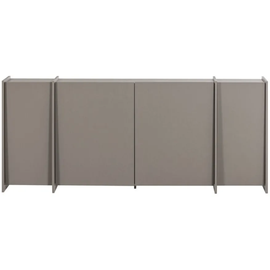 WOOOD Dressoir Brock Warmgrijs - 200x85x44 cm