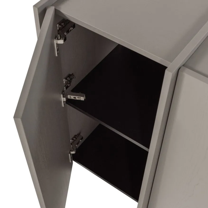 WOOOD Dressoir Brock Warmgrijs - 200x85x44 cm