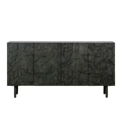 WOOOD Dressoir Counter Zwart - 160x83x40 cm