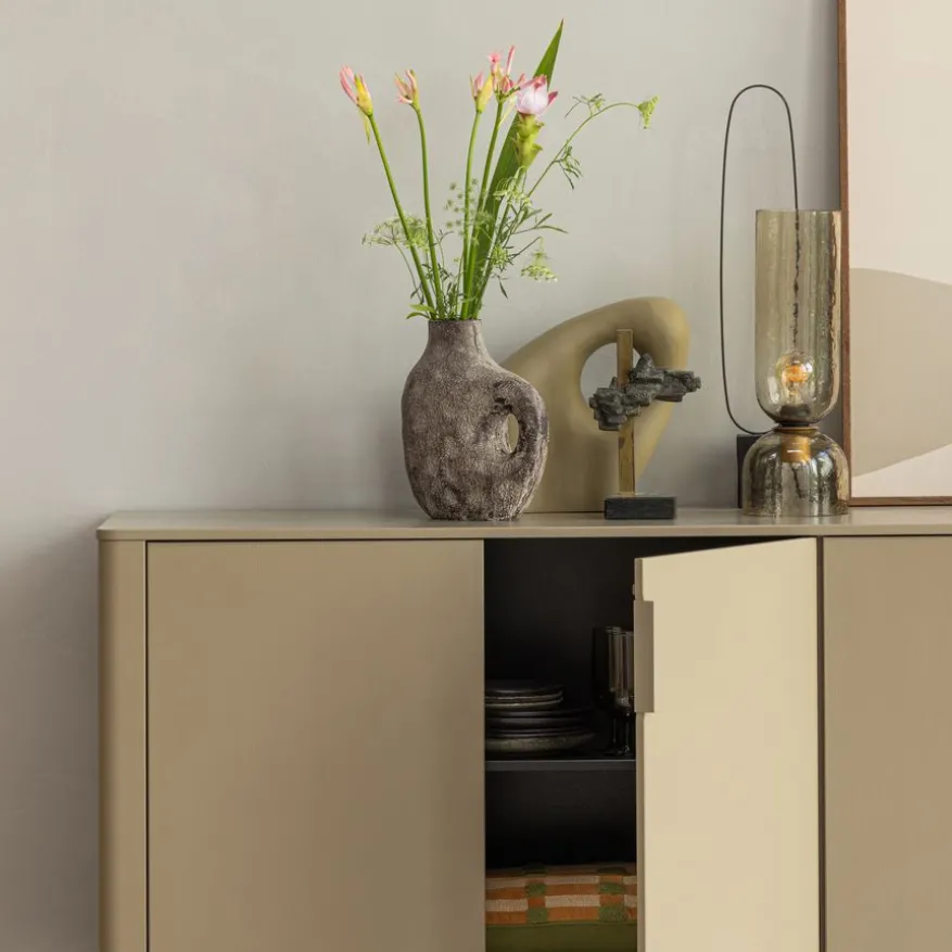 WOOOD Dressoir Gunnar Mud - 201x85x44 cm